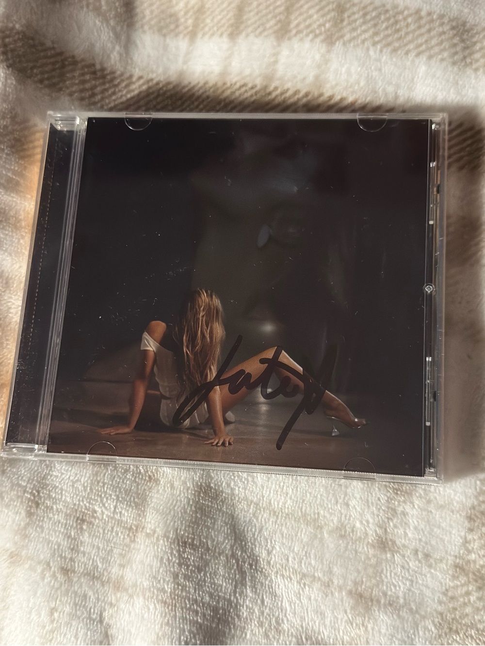 signed tate mcrae so close to what CD
